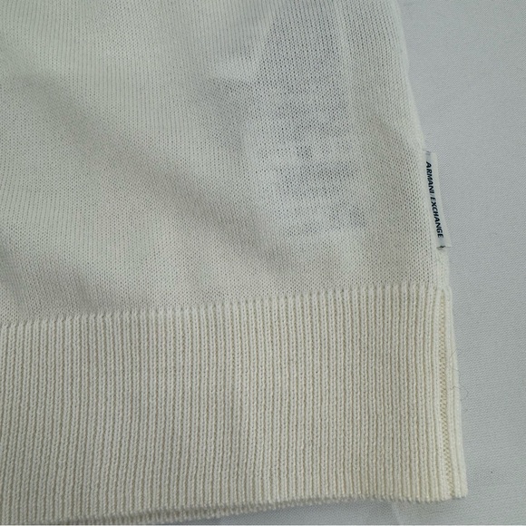 NWT Armani Exchange Wool Blend Pullover Sweater Men’s Size M Blue/White $110 - Picture 11 of 15